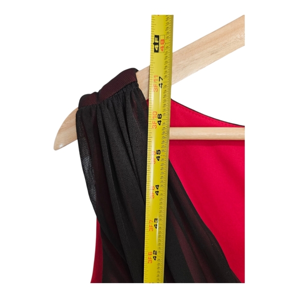 Y2K Midi Dress 14 Chiffon Dark Fairy Vamp Regency Babydoll Whimisgoth Hoco - Picture 11 of 12